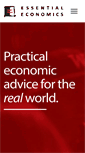 Mobile Screenshot of essentialeconomics.com